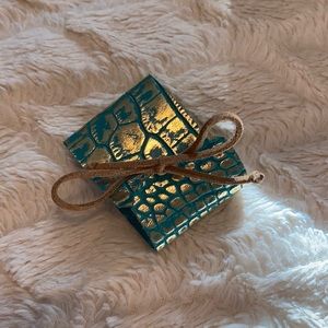 Faux Leather Alligator Cuff